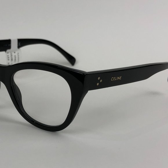 CELINE Black Cat Eye Women Eyeglasses CL5005IN 001. New. Demo Lens. - Picture 6 of 11